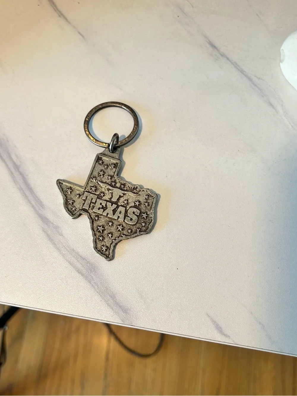Texas shaped metal